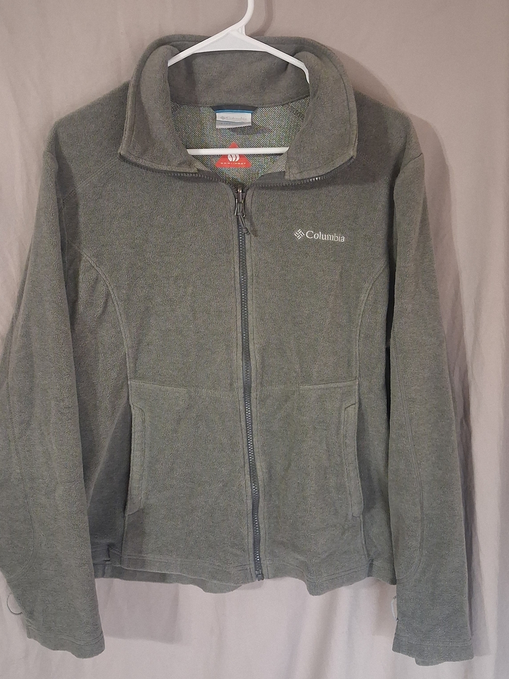 Columbia OmniHeat Interchange Women’s Grey Full-Zip Fleece Jacket